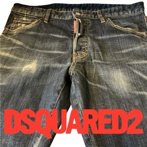 DSQUARED2 Men's Distressed Black Jeans